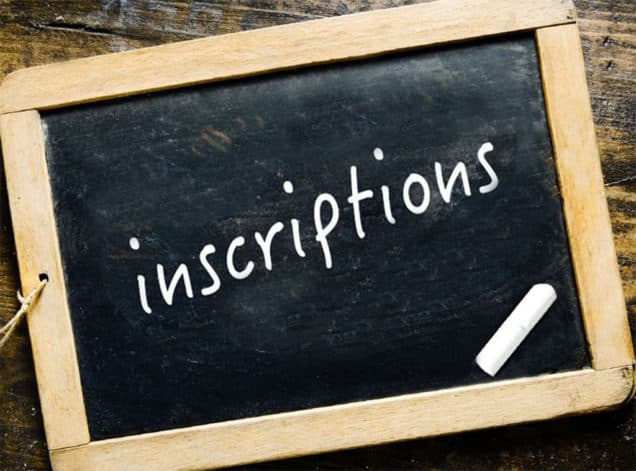Inscription saison 2026-2027